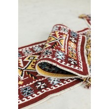 Obam  Oto Koltuk Kılıfı (Çift Taraflı )Yıkanabilir Araba Takımı Kilim Bordo Renk FİAT,WW,OPEL,HYUNDAİ,BMW,MERCEDES,HER ARACA UYGUN