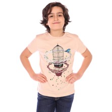 Toontoy Erkek Çocuk Kafes Baskılı Tişört