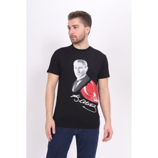 Toontoy Kids Toontoy Unisex Atatürk Baskılı Tişört