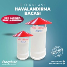 Eterplast 50-75-110 mm Havalandırma Bacası Tek Üründe 3 Ölçü Patentli
