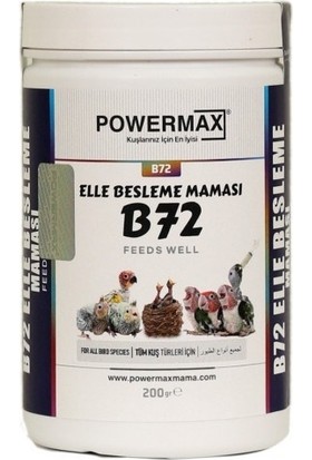 POWERMAX B72 Elle Besleme Maması