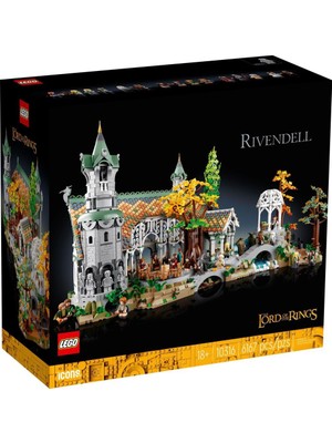 LEGO 10316 Icons Yüzüklerin Efendisi: Rıvendell 6020 Parça Hediyelik Seti Eğlenceli Koleksiyon