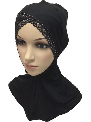 Düz Hicab Eşarp Moda Müslüman Vual Kafası Kadın Şal Sarves Bandana (Yurt Dışından)