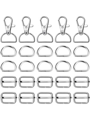 50PCS Donanım Anahtarlık Kanca Tokaları Set Çanta Dayanıklı (Yurt Dışından)
