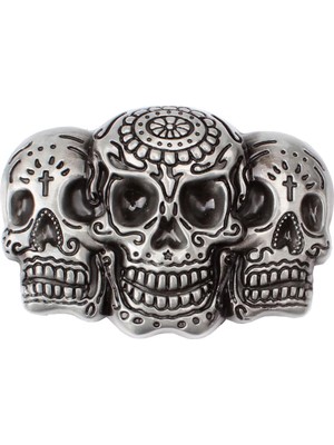 Vintage Western Kemer Buckle 3D Kafatası Kafası Gotik Punk Rock Motosiklet Biker (Yurt Dışından)