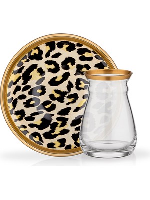 Çırpan Ev Leopar 1 Kişilik Çay Set