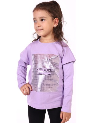 Toontoy Kids Toontoy Kız Çocuk Baskılı Tişört