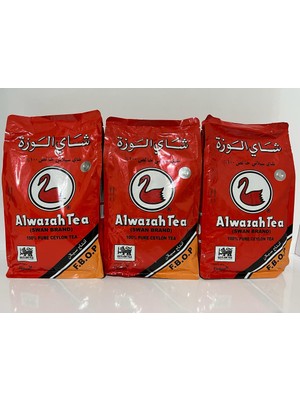 Alwazah Tea Swan Brand Pure Ceylon Dökme Çay 3 x 400 gr