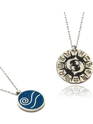 Pier Gümüş Balık Burcu Gümüş Kolye (Burç Kolye)