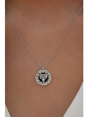 Pier Gümüş Koç Burcu Gümüş Kolye (Burç Kolye)