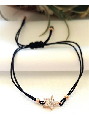 Pier Gümüş Zirkon Taşlı Yıldız Gümüş Bileklik