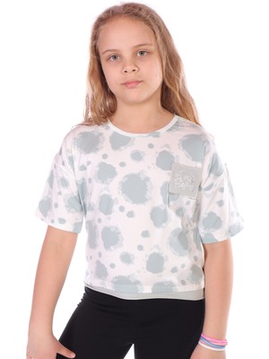 Toontoy Kız Çocuk Im Fıne Nakışlı Batik Tişört