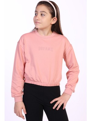 Toontoy Kids Kız Çocuk Dreams Nakışlı Sweatshirt