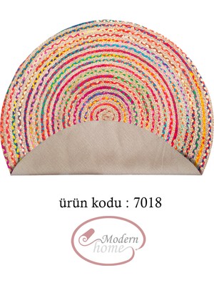 Modern Home Renkli Desenli Yuvarlak Halı Kolay Temizlenebilen Dijital Baskı Deri Kaymaz Tabanlı Halı