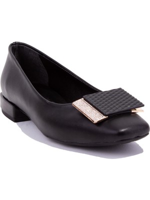 Dagoster DZA07-8243811 Siyah Klasik Topuklu Kadın Ayakkabı