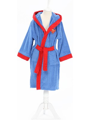 Özdilek Superman Colors Lisanslı Kapüşonlu Çocuk Bornozu 5/6 Yaş