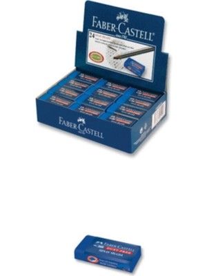 Faber-Castell Faber-Castell Sınav Silgisi Dust Free 24 Lü Mavi (18 72 02) 5130187170