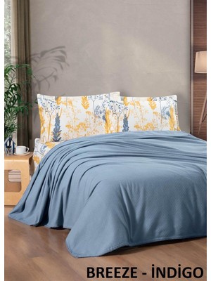 Kristal Çift Kiş. Lusso Desenli Pike Takımı Breeze