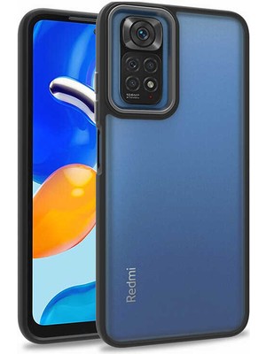 Canpay Xiaomi Redmi Note 11S Global Kılıf Case, Kamera Lens Korumalı Elektroplatin Kaplama Sert Pc Koruyucu Colourful Platinum Serisi