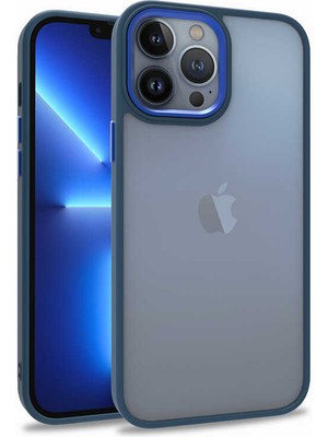 Canpay Apple iPhone 13 Pro Max Kılıf Case, Kamera Lens Korumalı Elektroplatin Kaplama Sert Pc Koruyucu Colourful Platinum Serisi