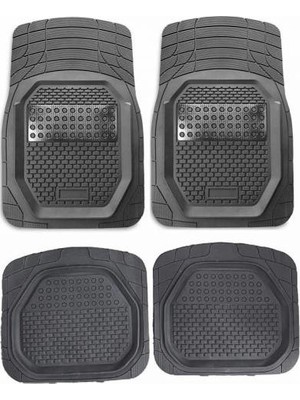 OtoLine Fiat Tofaş ( Doğan-Şahin-Kartal) Karbon Desenli Havuzlu 3D Kauçuk Paspas Takımı 5 Parça