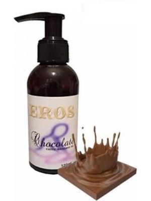 Eros Hologramlı Chocolate Erotic Massage Oil 120ml Çikolata Kokulu  Masaj Yağı