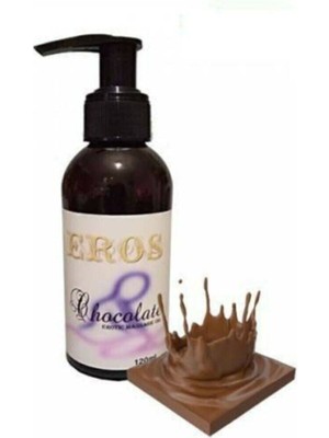 Eros Hologramlı Chocolate Massage Oil 120ml Çikolata Kokulu  Masaj Yağı