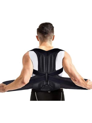 Ankaflex Medoğrual Uni Çift Balenli Doğru Duruş Korsesi kiifoz skollyoz Korsesi Omuz Sırt Bel Korsesi