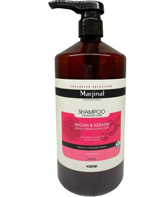 Marjinal Argan Keratin Şampuan 1000 ml x 2 Adet