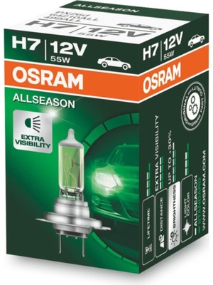 Osram Allseason H7 Ampul 2 Adet Takım (Kolormatik)
