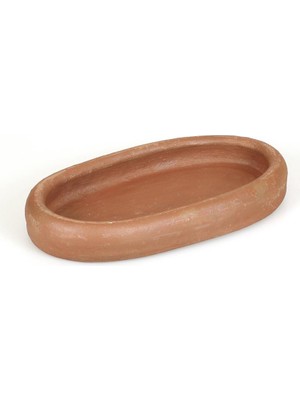 29CM 2'li Set Toprak Güveç Fırın Kabı Oval Tava