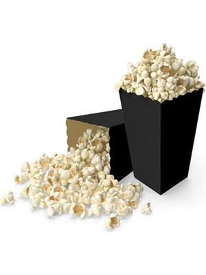 Kidspartim Düz Siyah Mısır Kutusu