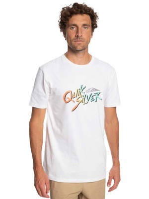 Quiksilver Sıgnaturemove M Tees Beyaz Erkek Tshirt