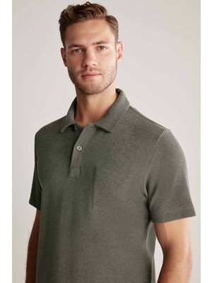 Hemington Havlu Kumaş Polo Yaka T-Shirt