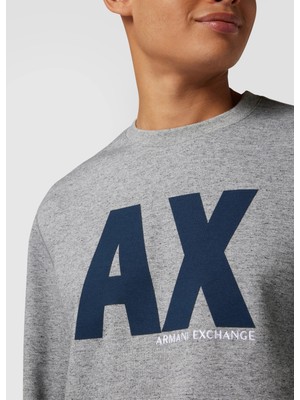 Armani Exchange Erkek Bisiklet Yaka Sweatshirt 6kzmfg U06884