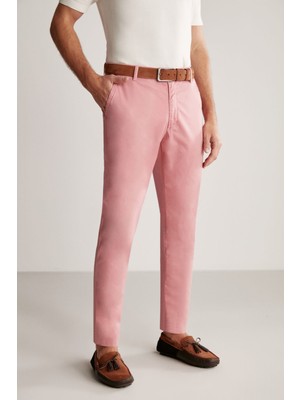 Hemington Pembe Yazlık Chino Pantolon