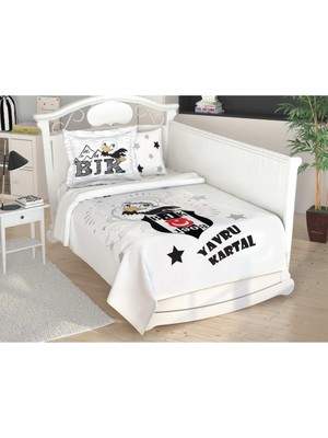 Taç Beşiktaş Yıldız Baby Pamuk Lisanslı Pike Takımı