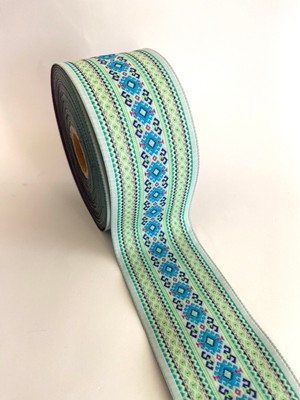 Fantastic 5 cm Etnik Desen Dokuma Bordür Kurdele