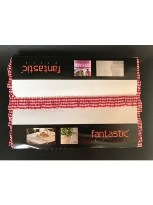 Fantastic Ekose Lastik Fırfır Plise