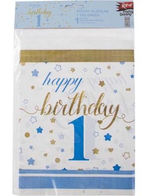 Roll-Up 1 Yaş Erkek Masa Örtüsü Mavi 120X180 cm