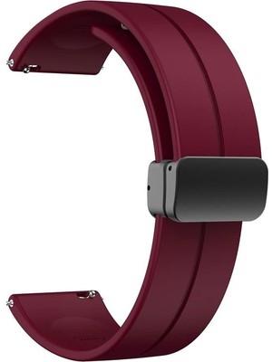 Apsuwa Fossil Gen 5 Carlyle Hr Kordon Kayış D-Buckle Sport Silikon 22/K2D
