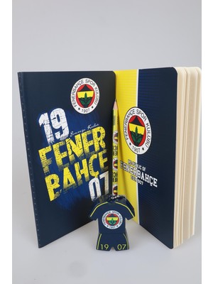 LİSANSLI FENERBAHÇE NOKTALI DEFTER,KURŞUN KALEM VE KALEMTRAŞ SETİ