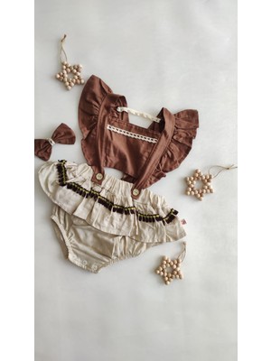 Jikko Baby Kız Bebek Romper Tulum