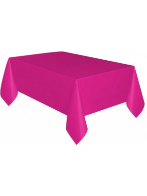 Kidspartim Düz Fuşya Masa Örtüsü 137X270 cm