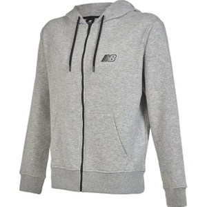 New Balance Nb Man Lifestyle Hoodie Grey Erkek Sweatshirt MNH1318-AG
