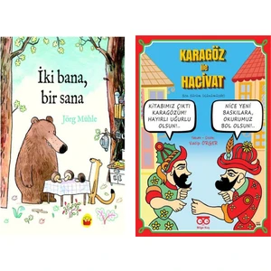İki Bana Bir Sana - Karagöz ile Hacivat 2 Kitap Set