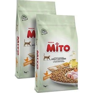 Mix Adult Cat Tavuklu ve Balıklı Renkli Taneli Yetişkin Kedi Maması 1 kg 2x Adet