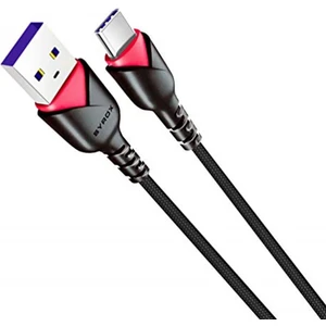 C92 2.0 Mah Type-C 1 mt Gül Desenli Kablo Araç Şarjı, Standart
