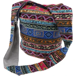 Bohemian Hippi Crossbody Çanta Hobo Sling Çantası El Yapımı Haberci Omuz Çantası Çok Renkli (Yurt Dışından)