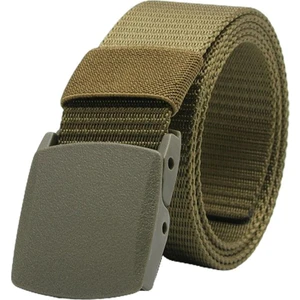 Açık Nefes Erkekler Naylon Bel Kemeri Slayt Toka Yeşil (Yurt Dışından)